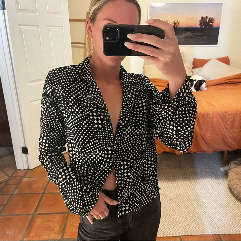 Whimsy + Row abstract button down